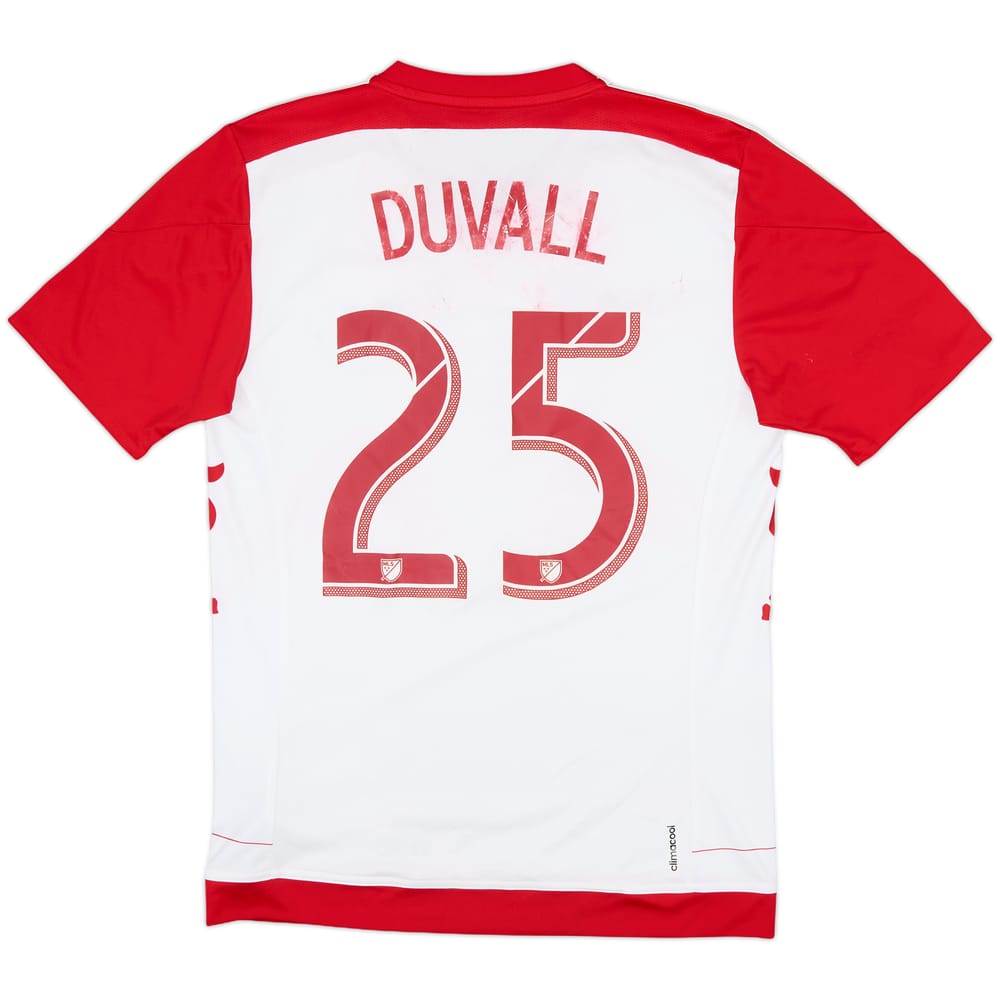 2015-16 New York Red Bulls Home Shirt Duvall #25 - 5/10 - (S)
