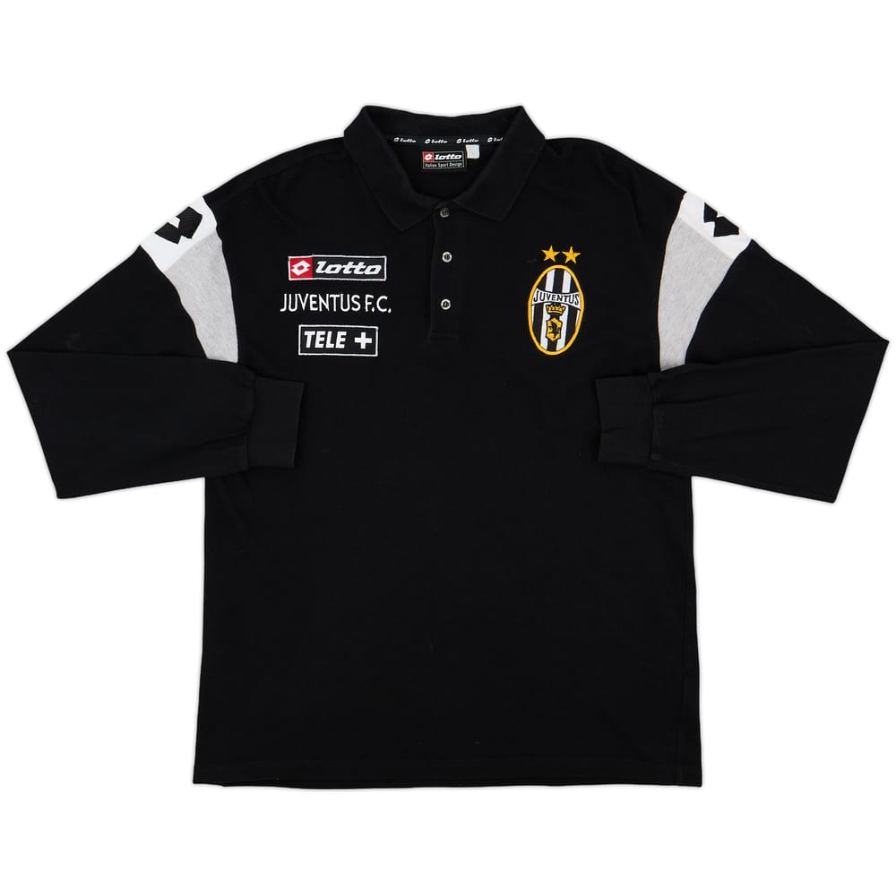 2000-01 Juventus Lotto Polo L/S Shirt - 8/10 - (L)