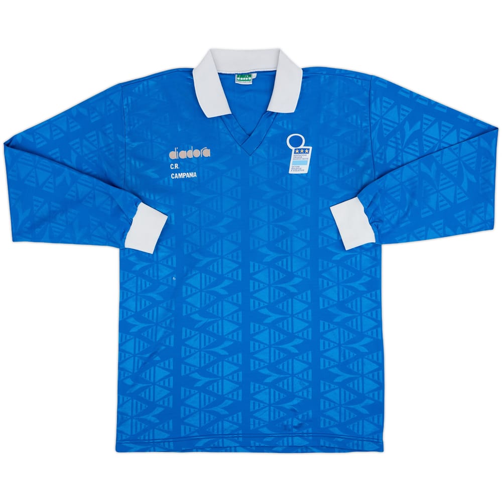 1990s Italy Diadora Youth Training L/S Shirt #10 - 5/10 - (L)