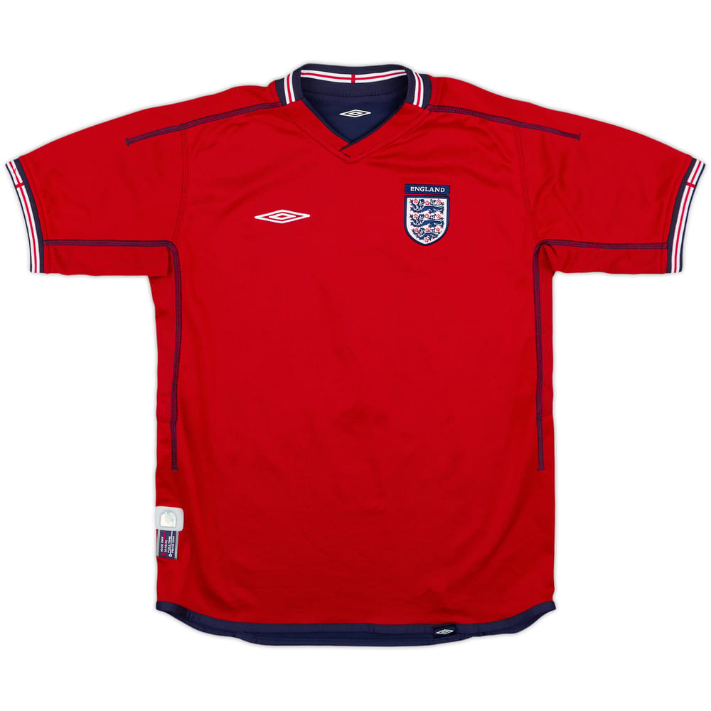 2002-04 England Away Shirt #7 - 7/10 - (L.Boys)