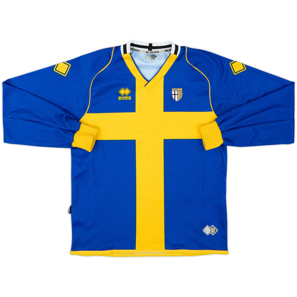 2007-08 Parma Away L/S Shirt - 8/10 - (XL.Boys)