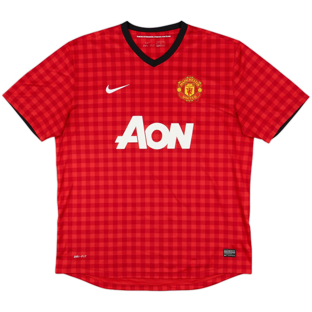 2012-13 Manchester United Home Shirt - 5/10 - (XL)