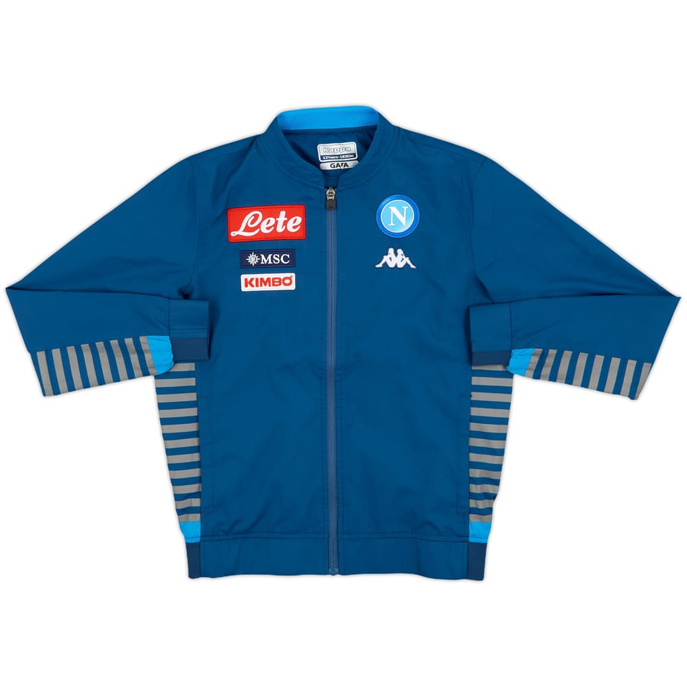 2019-20 Napoli Kappa Track Jacket - 7/10 - (M.Boys)