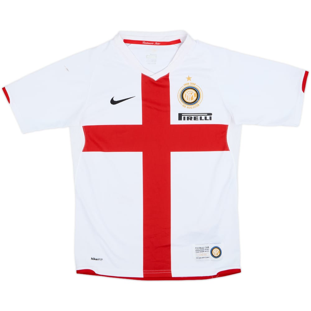 2007-08 Inter Milan Centenary Away Shirt - 7/10 - (L.Boys)