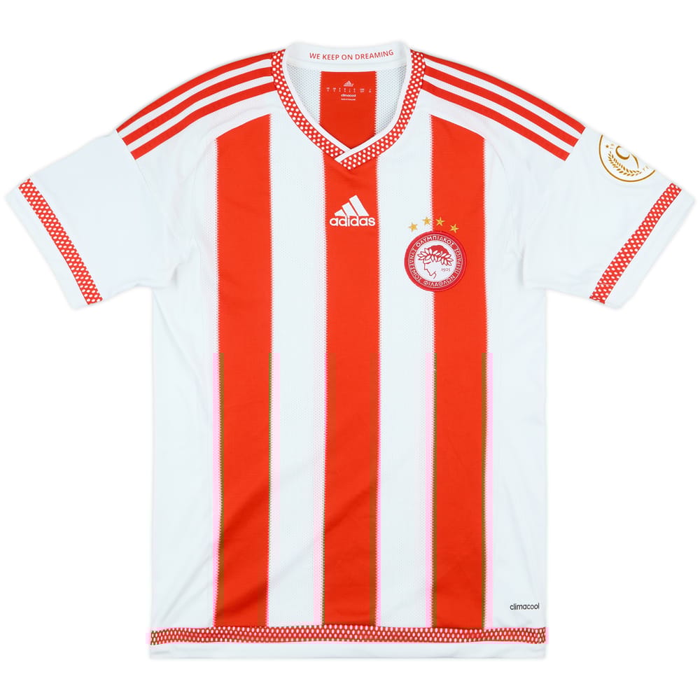 2015-16 Olympiakos Home Shirt - 8/10 - (S)