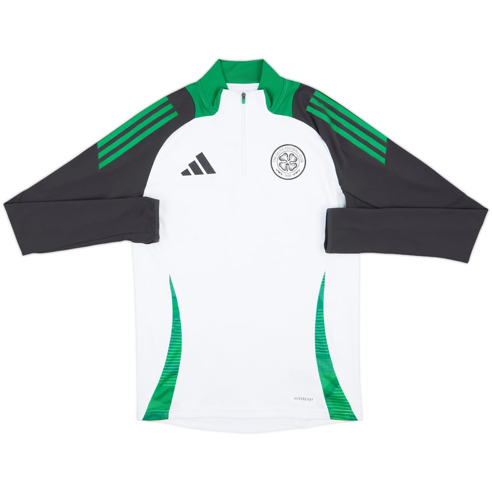 2024-25 Celtic adidas 1/4 Zip Drill Top - 6/10 - (S)
