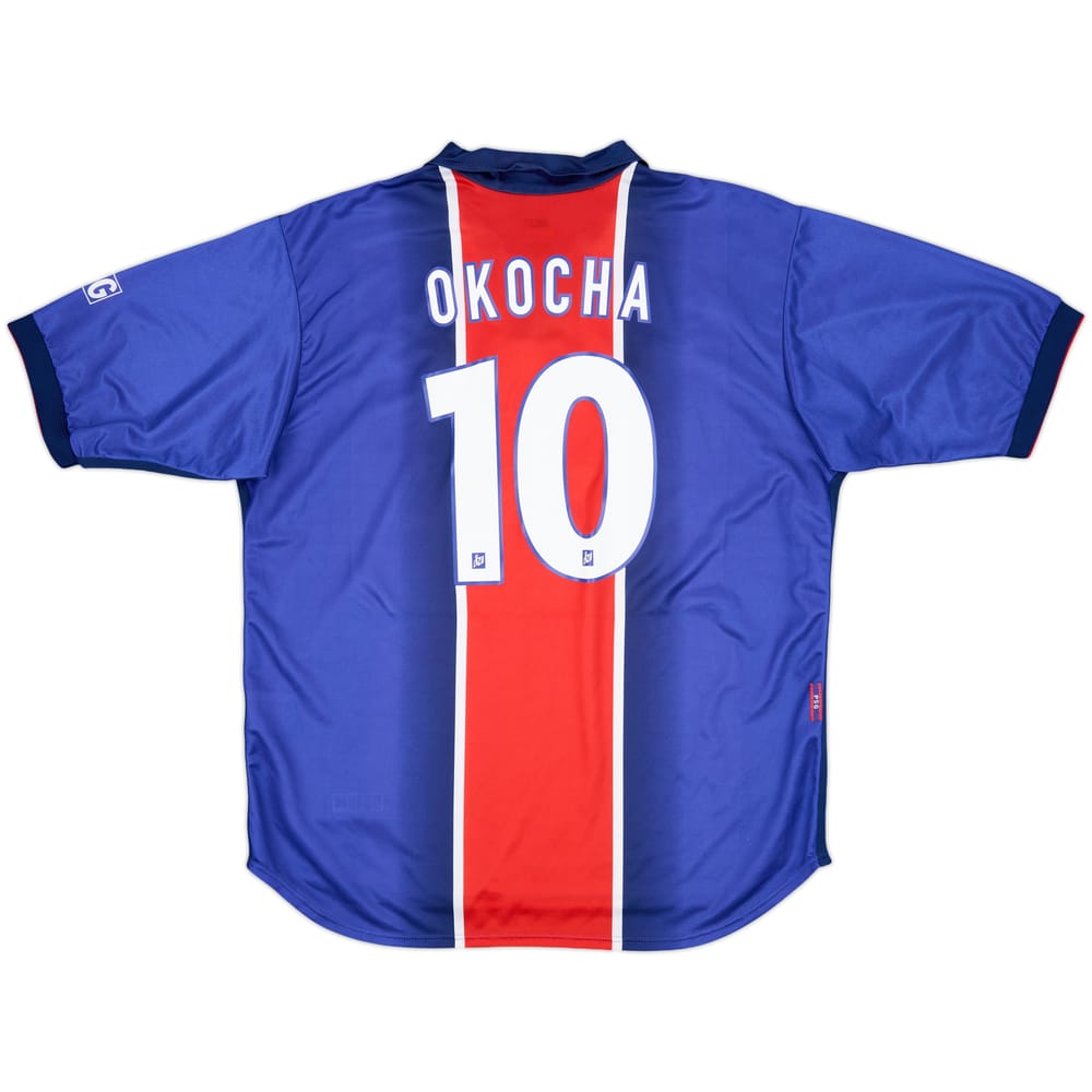 1998-99 Paris Saint-Germain Home Shirt Okocha #10 - 9/10 - (XL)