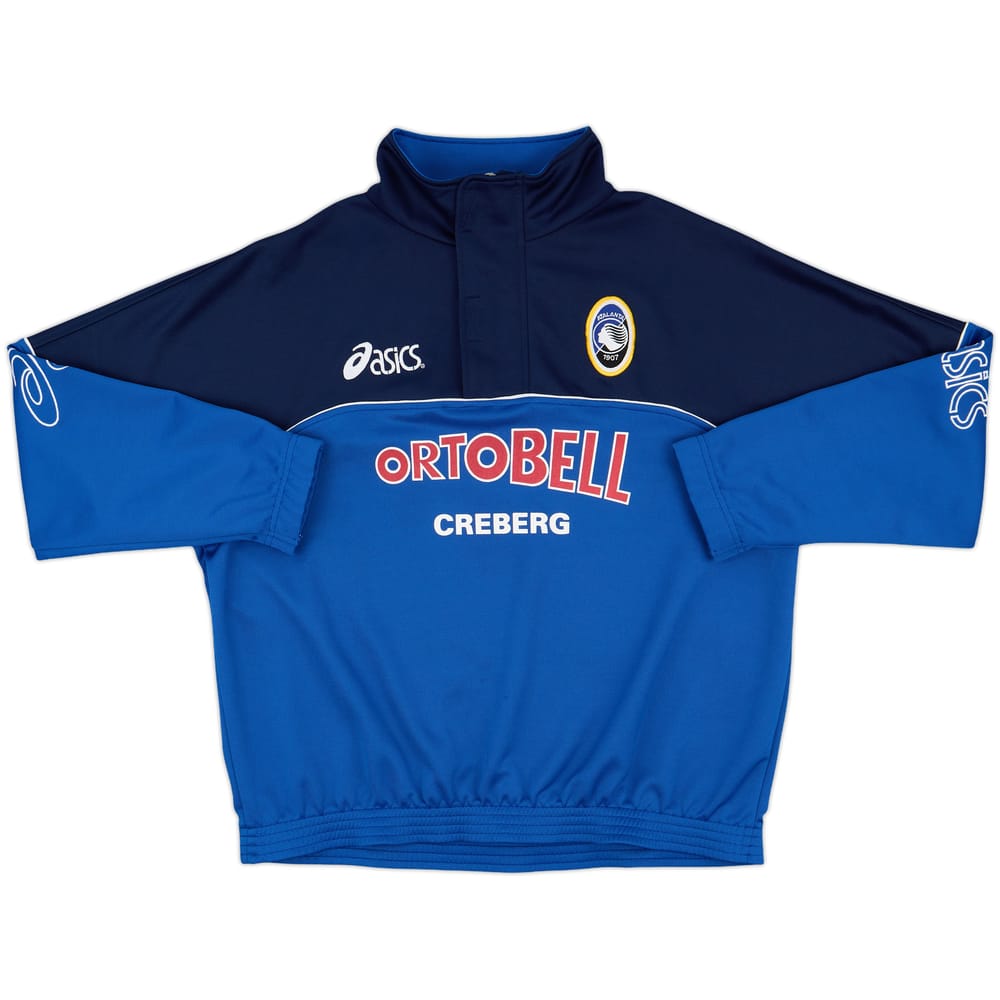 2001-02 Atalanta Asics 1/4 Zip Drill Top - 9/10 - (XXL)
