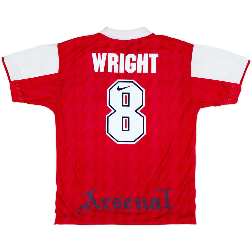1994-96 Arsenal Home Shirt Wright #8 - 7/10 - (L)