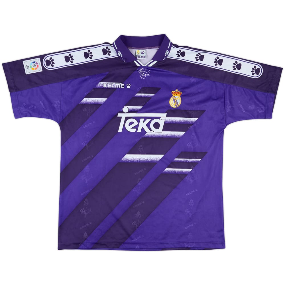 1994-96 Real Madrid Away Shirt - 8/10 - (XL)