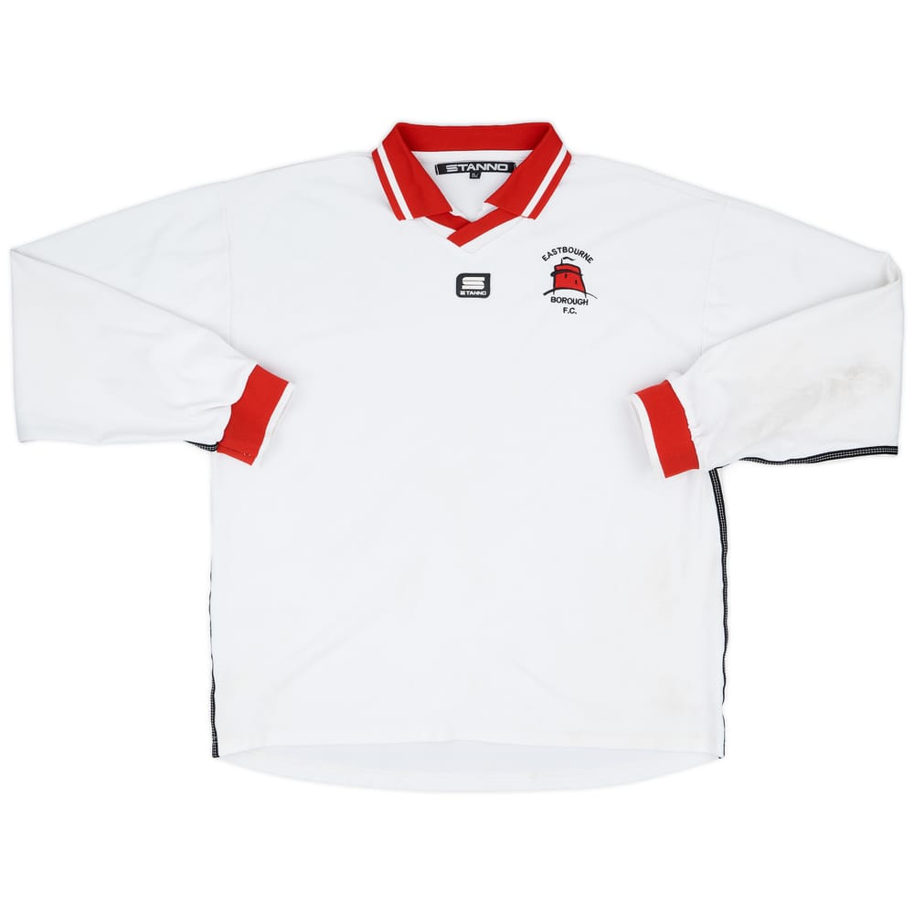 2001-03 Eastbourne Borough Match Issue Away L/S Shirt #14