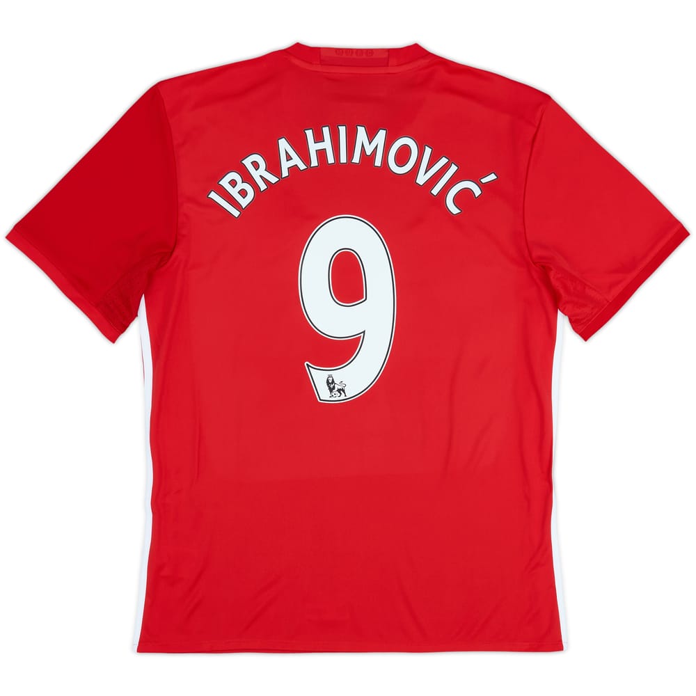 2016-17 Manchester United Home Shirt Ibrahimovic #9 (M)