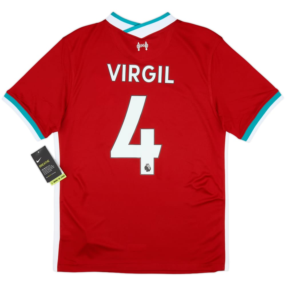 2020-21 Liverpool Home Shirt Virgil #4 (M)