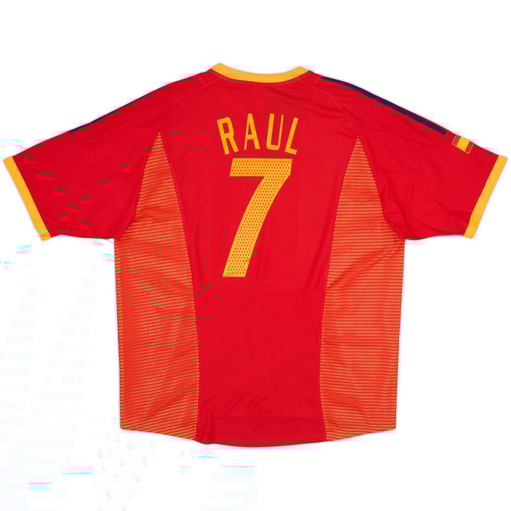 2002-04 Spain Home Shirt Raul #7 (XL)