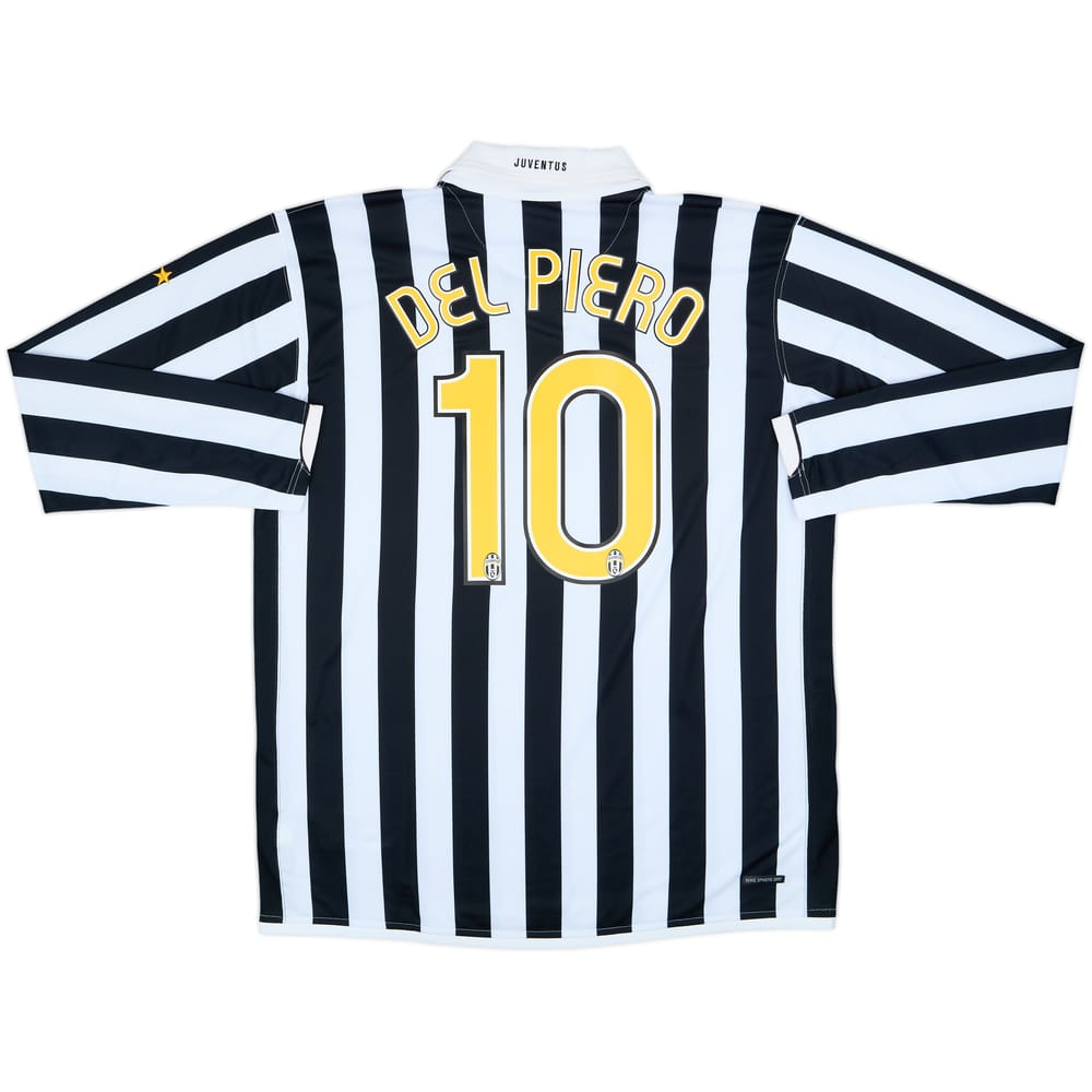 2006-07 Juventus Home L/S Shirt Del Piero #10 (XXL)