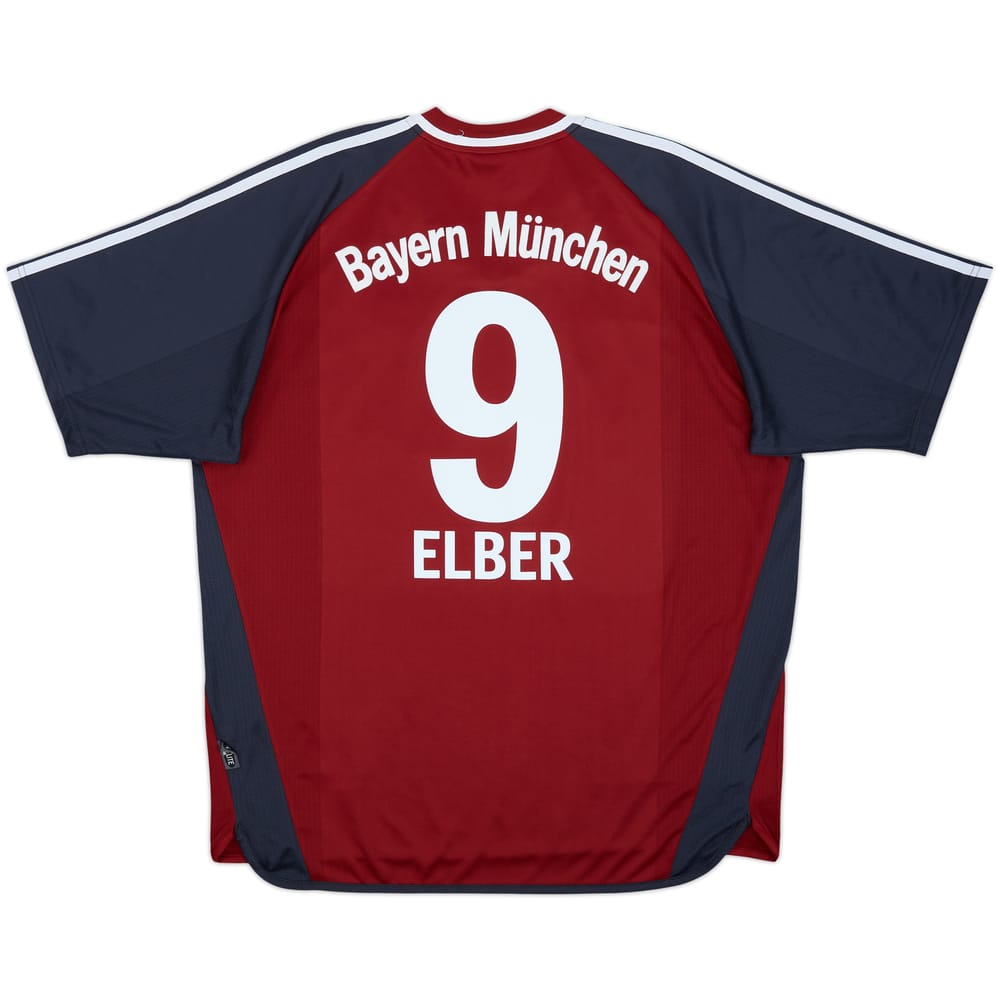 2002-03 Bayern Munich Home Shirt Elber #9 (XL)