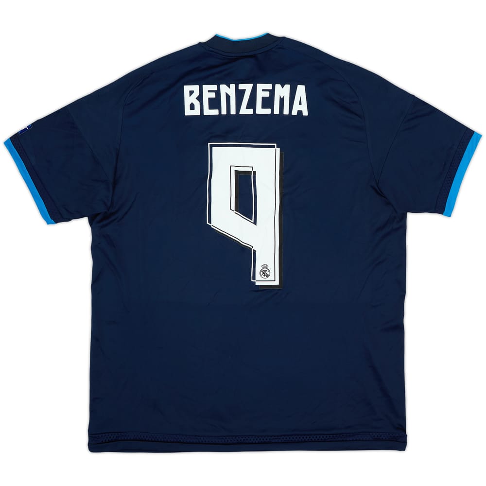 2015-16 Real Madrid Third Shirt Benzema #9 (L)