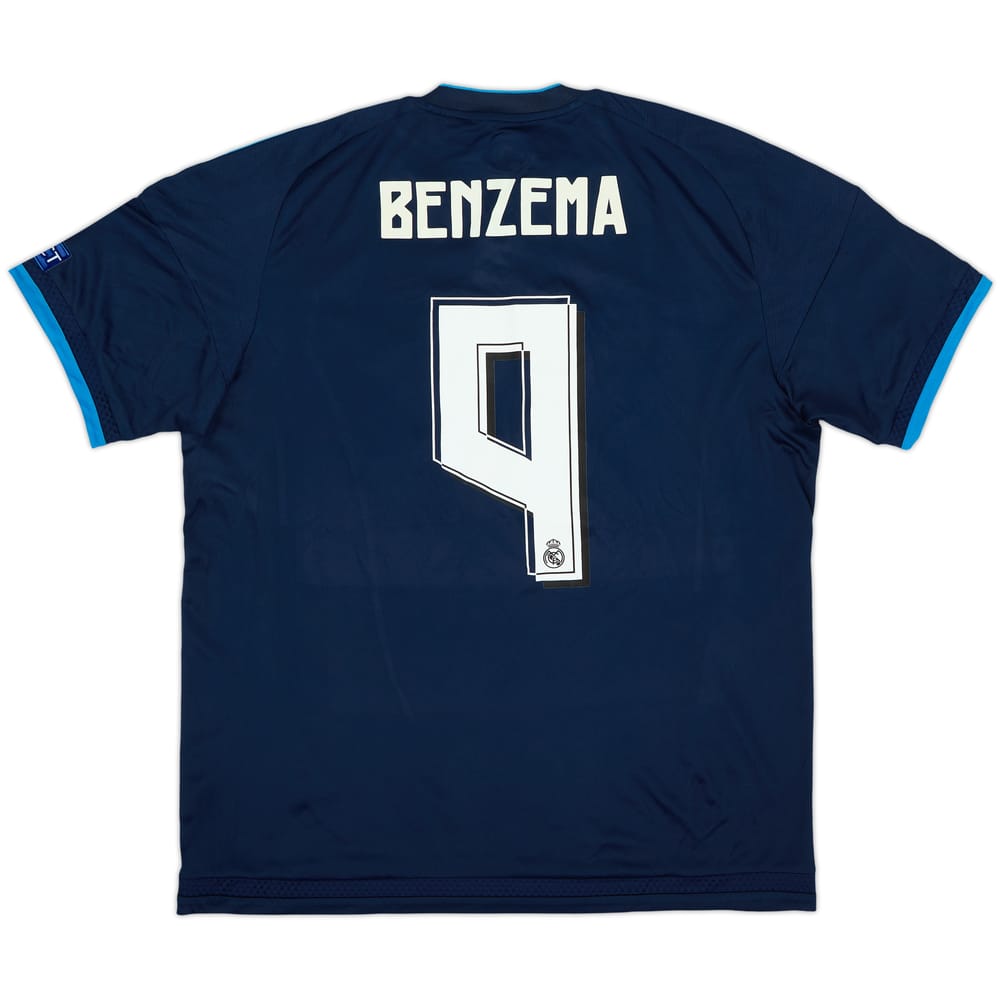 2015-16 Real Madrid Third Shirt Benzema #9 (L)