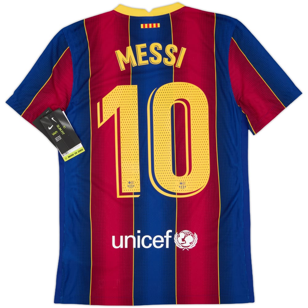 2020-21 Barcelona Authentic Home Shirt Messi #10 (S)