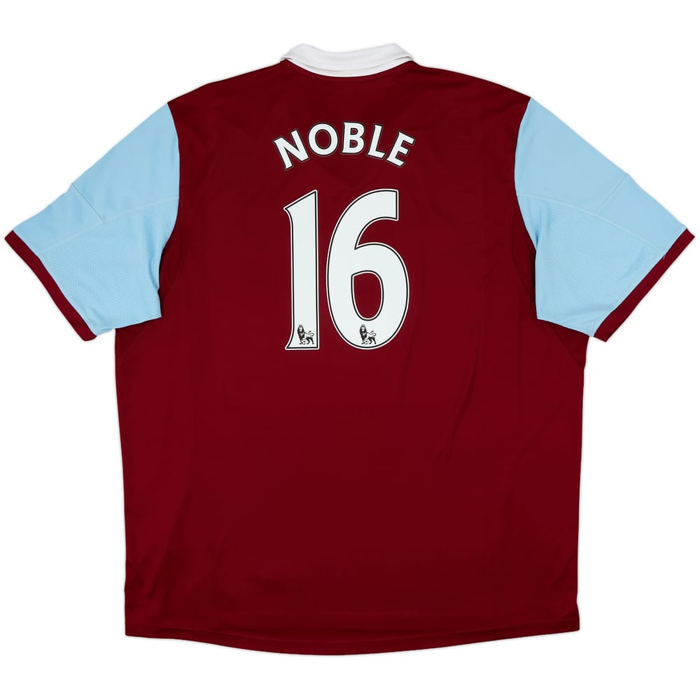 2013-14 West Ham Home Shirt Noble #16 - 7/10 - (3XL)