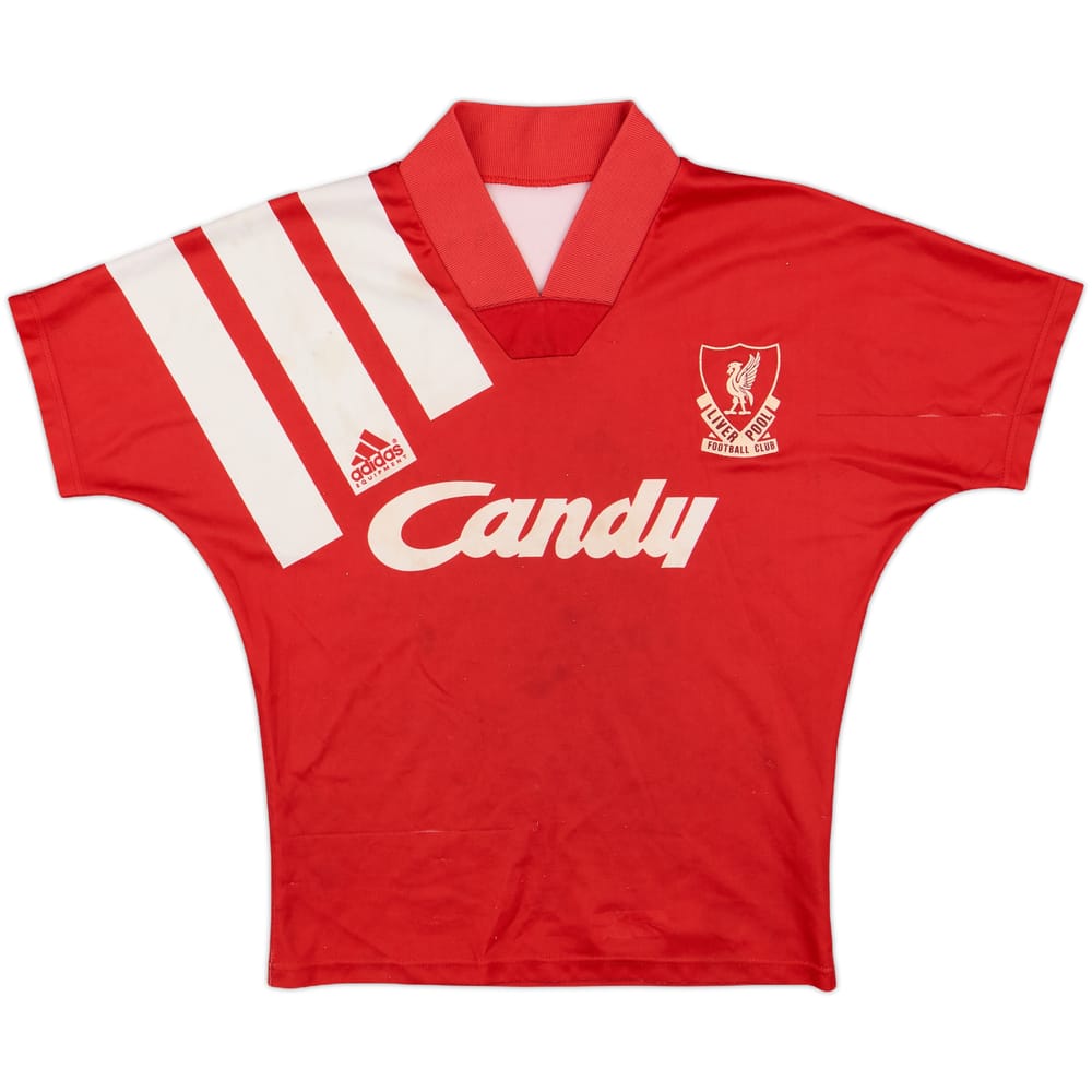 1991-92 Liverpool Home Shirt - 5/10 - (M.Boys)