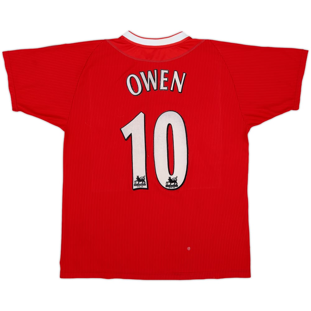 2002-04 Liverpool Home Shirt Owen #10 - 6/10 - (S)