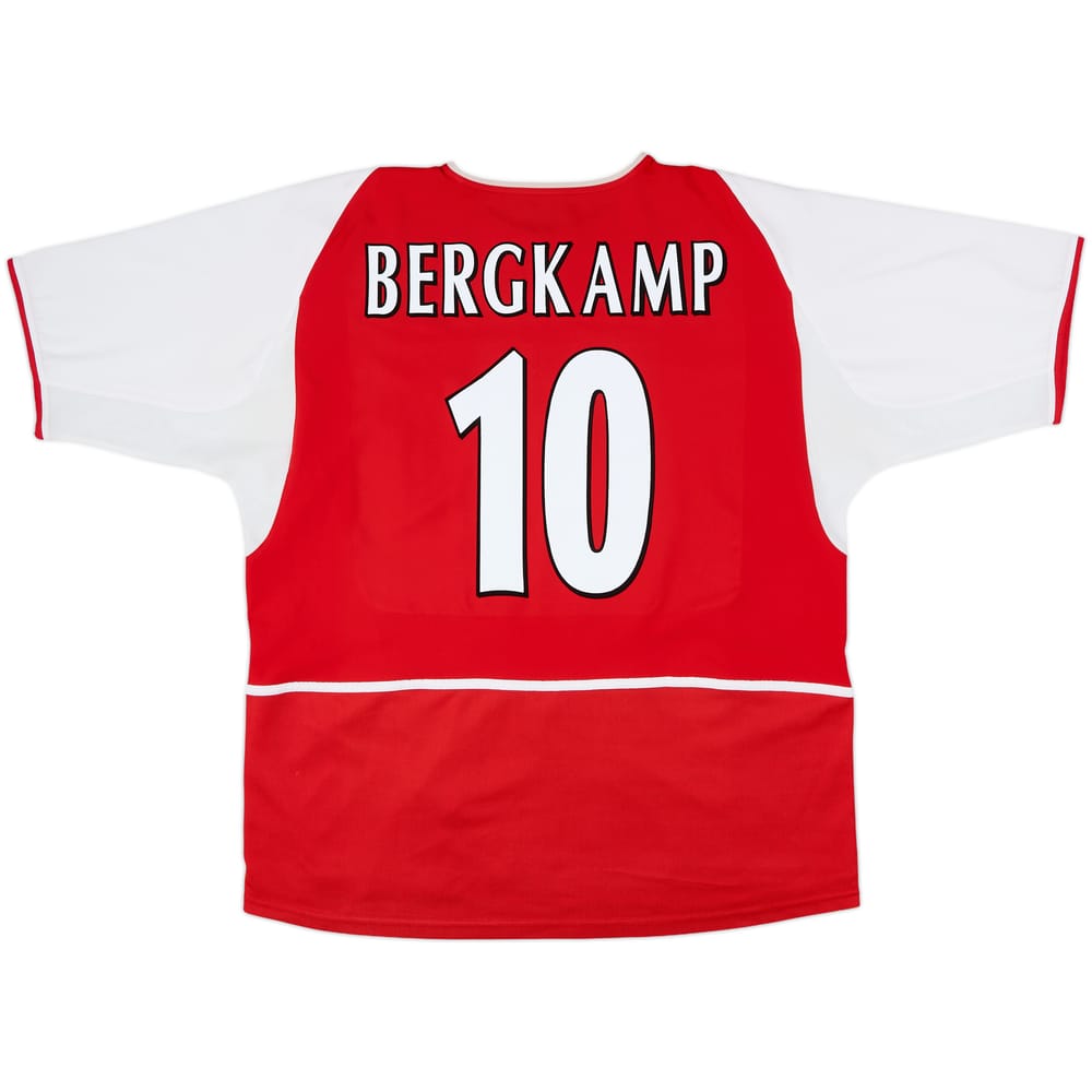 2002-04 Arsenal Home Shirt Bergkamp #10 - 8/10 - (XXL)