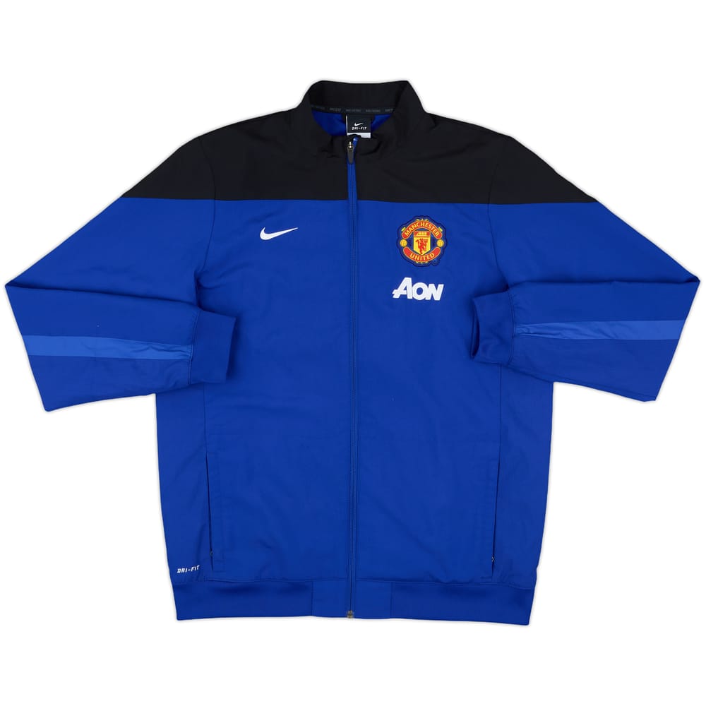 2013-14 Manchester United Nike Track Jacket - 8/10 - (XL.Boys)