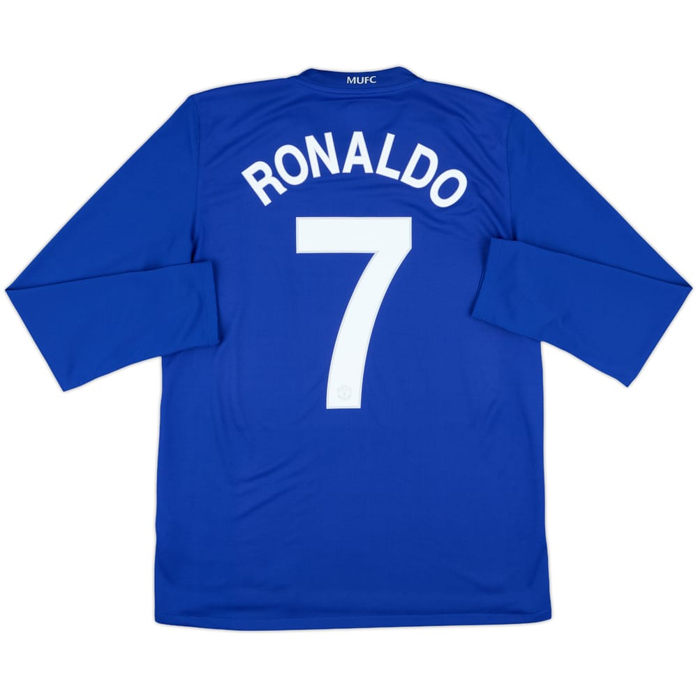 2008-09 Manchester United Third L/S Shirt Ronaldo #7 - 7/10 - (M)
