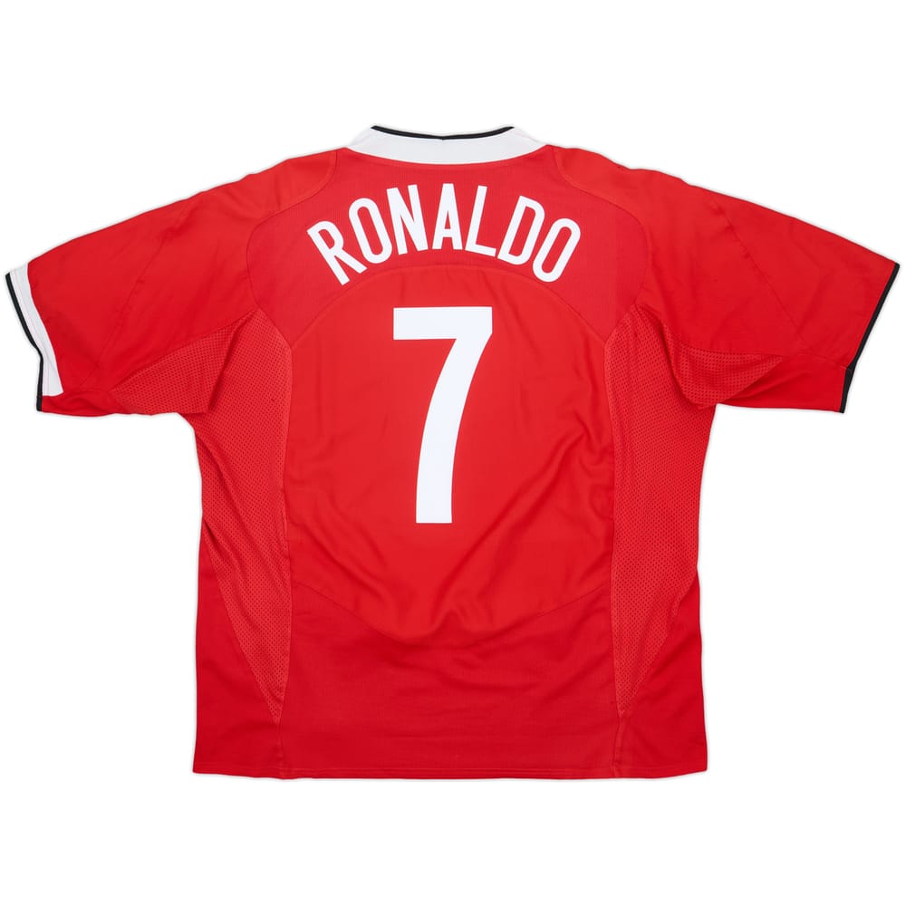 2004-06 Manchester United Home Shirt Ronaldo #7 - 4/10 - (XXL)