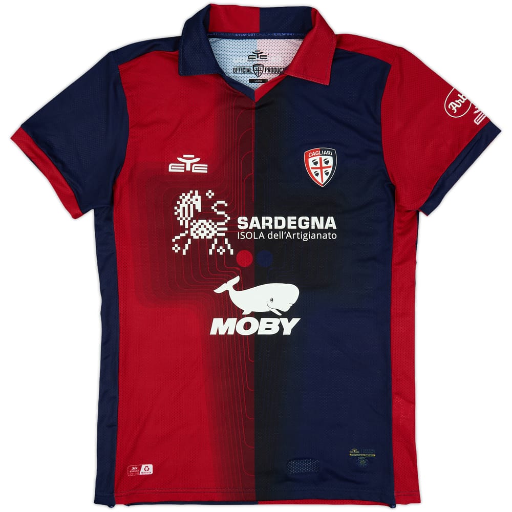 2023-24 Cagliari Home Shirt - 8/10 - (L)