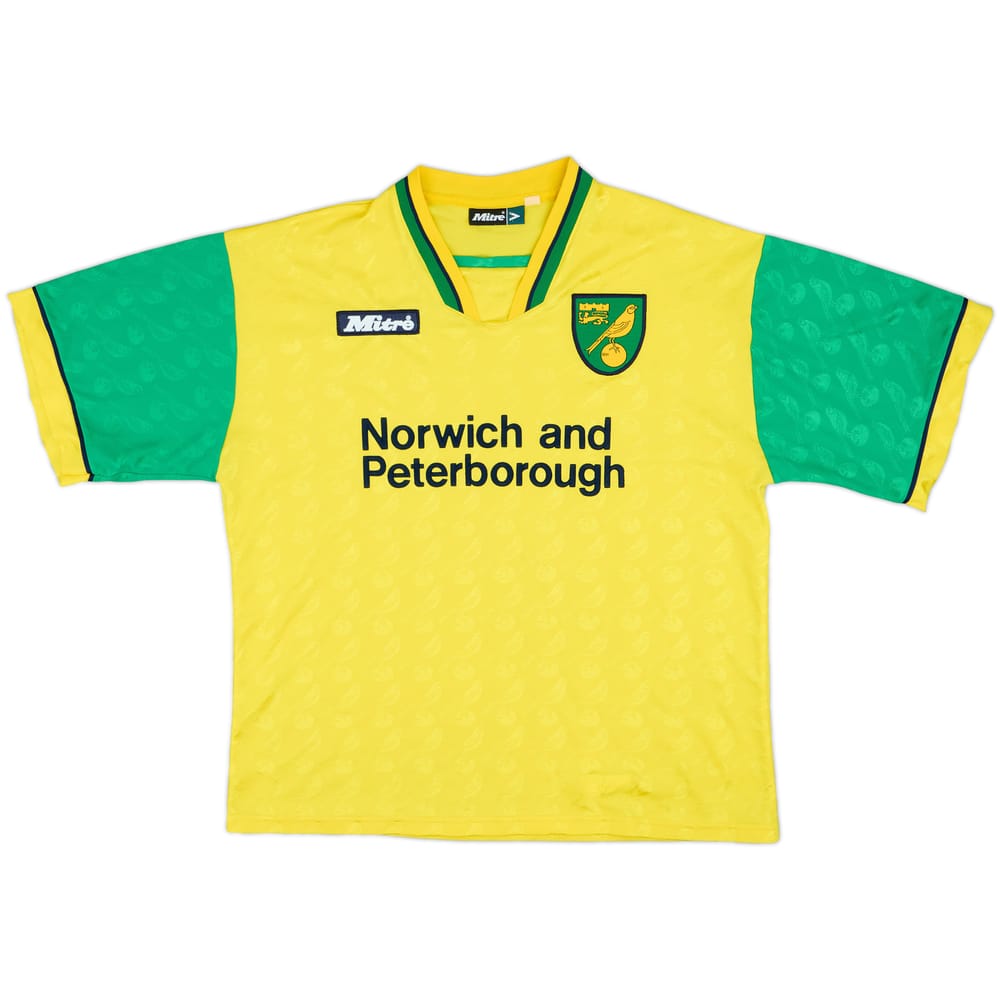 1996-97 Norwich Home Shirt - 8/10 - (S)