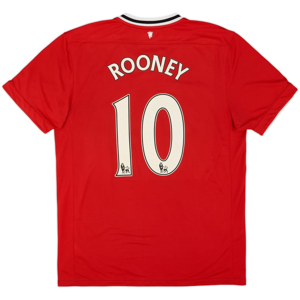 2011-12 Manchester United Home Shirt Rooney #10 - 6/10 - (L)