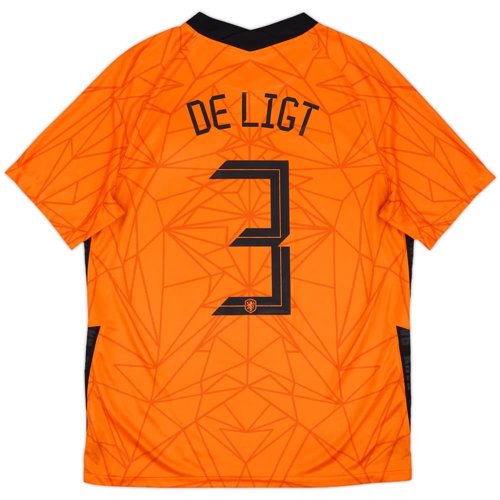 2020-21 Netherlands Home Shirt De Ligt #3 - 10/10 - (L)