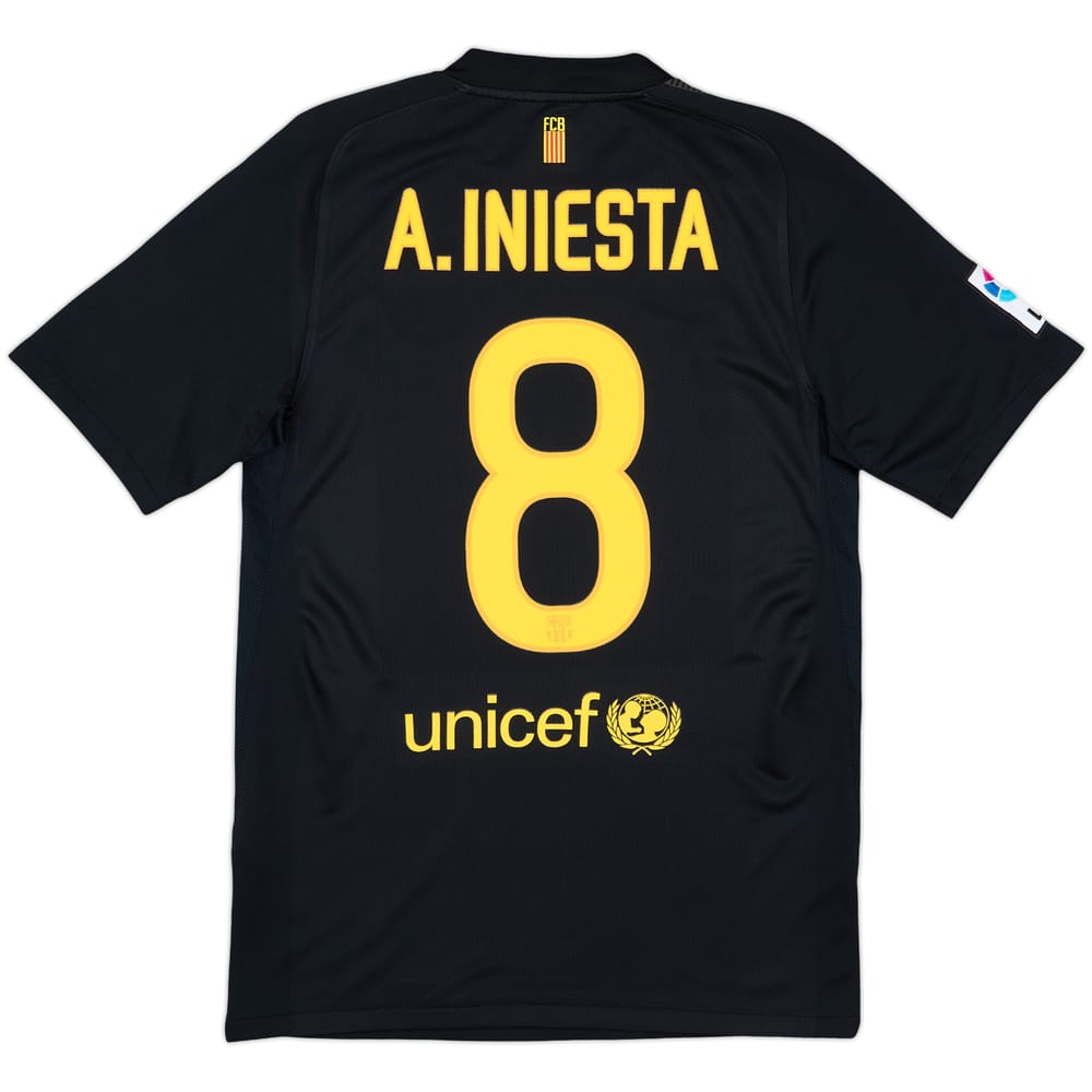 2011-12 Barcelona Away Shirt A.Iniesta #8 - 9/10 - (S)