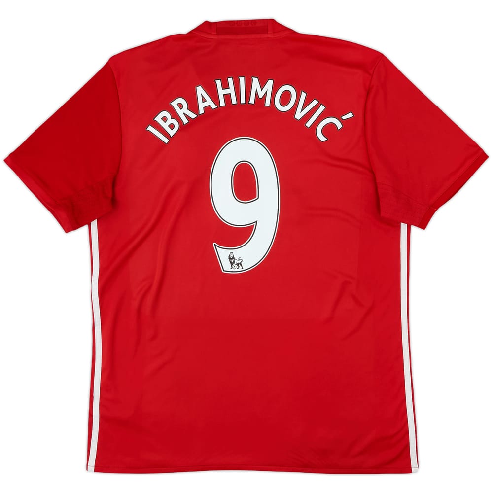 2016-17 Manchester United Home Shirt Ibrahimovic #9 - 5/10 - (L)