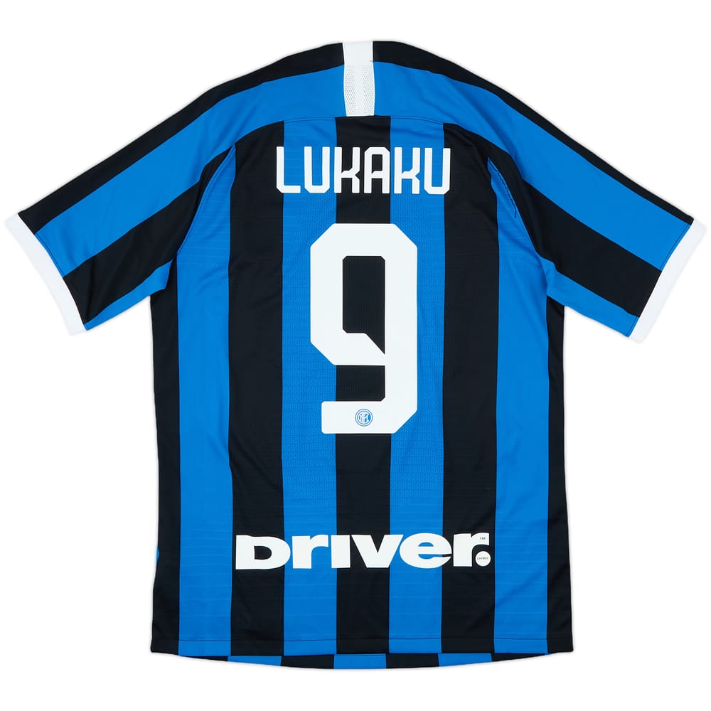 2019-20 Inter Milan Authentic Home Shirt Lukaku #9 - 10/10 - (M)