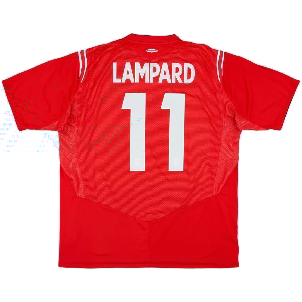 2004-06 England Away Shirt Lampard #11 - 8/10 - (XXL)