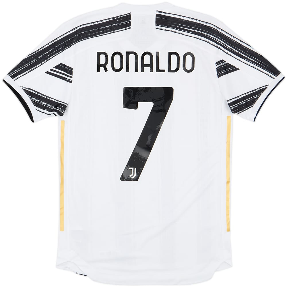2020-21 Juventus Authentic Home Shirt Ronaldo #7 - 7/10 - (S)
