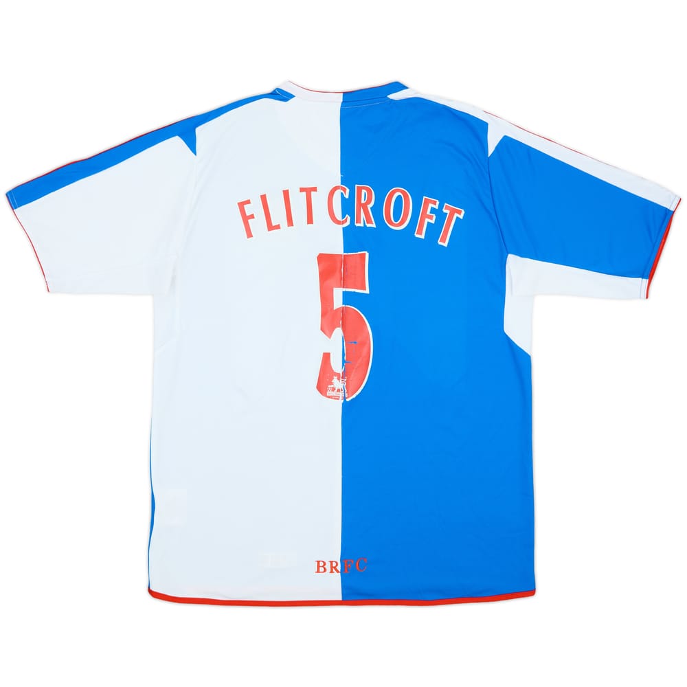 2004-05 Blackburn Home Shirt Flitcroft #5 - 5/10 - (L)