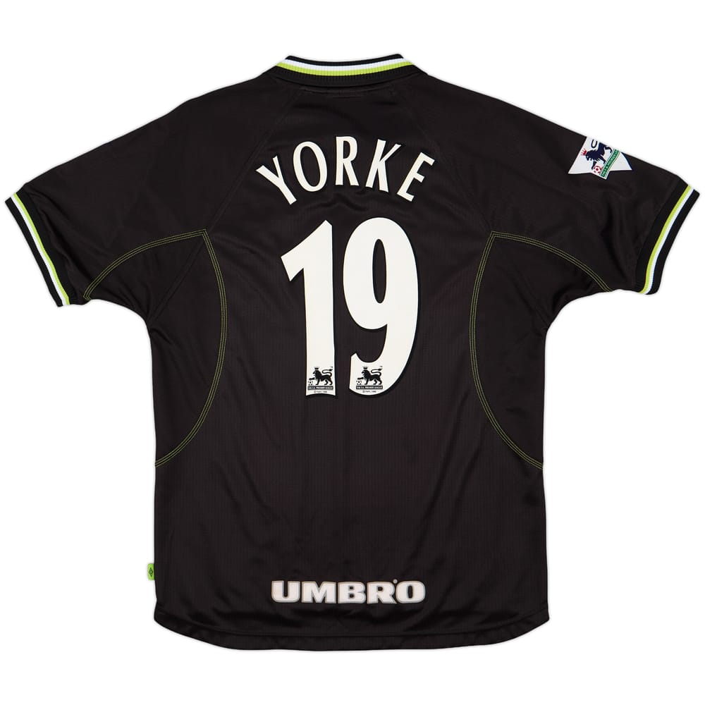 1998-99 Manchester United Third Shirt Yorke #19 - 8/10 - (L)