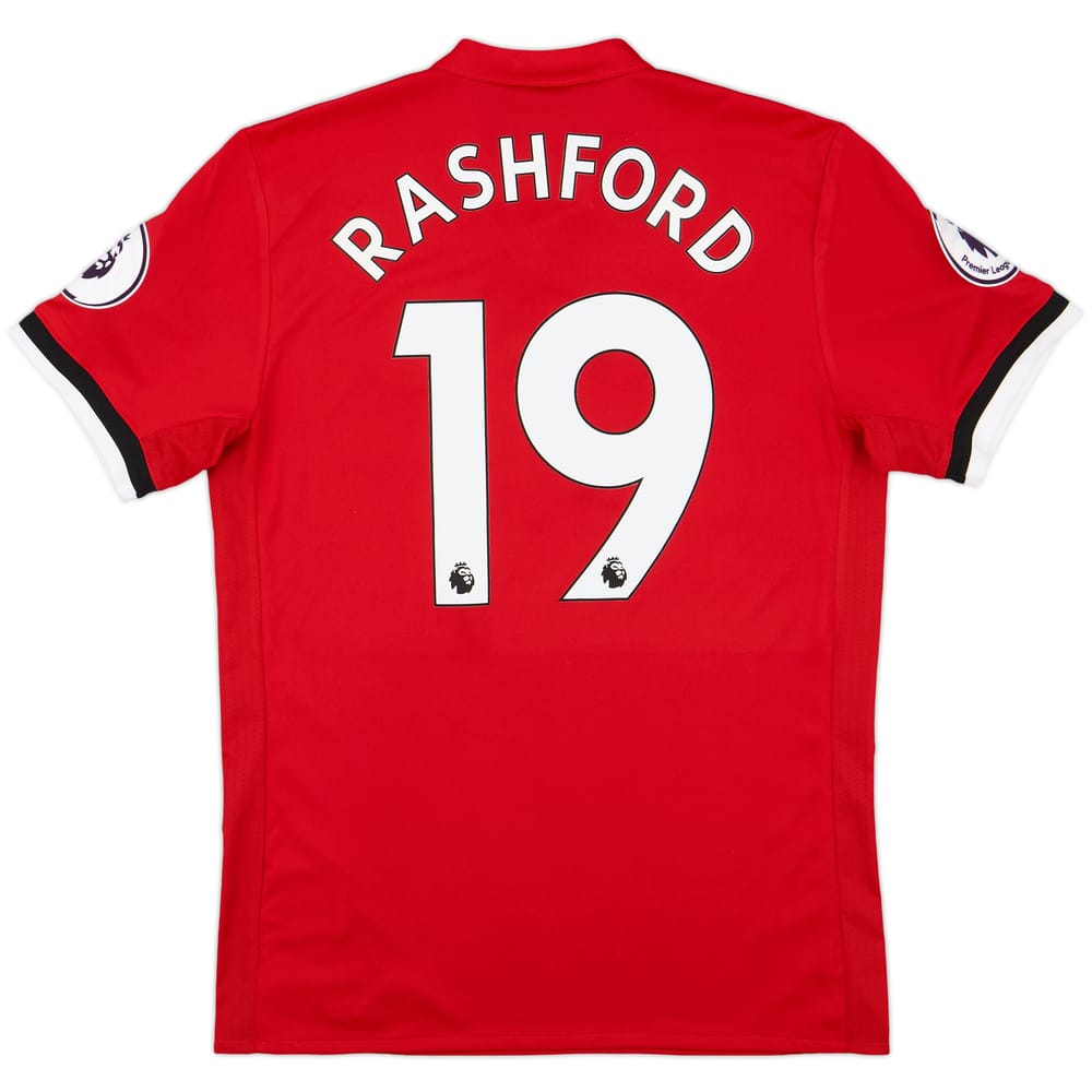 2017-18 Manchester United Home Shirt Rashford #19 - 7/10 - (M)