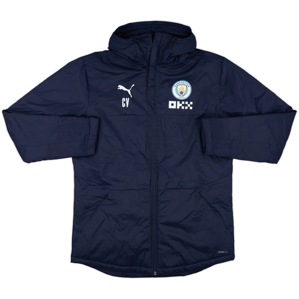 2022-23 Manchester City Puma Staff Issue Padded Bench Coat CV - 10/10 - (M)
