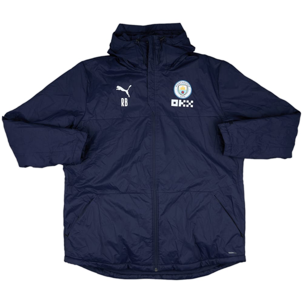 2022-23 Manchester City Staff Issue Puma Padded Bench Coat RB - 8/10 - (XXL)