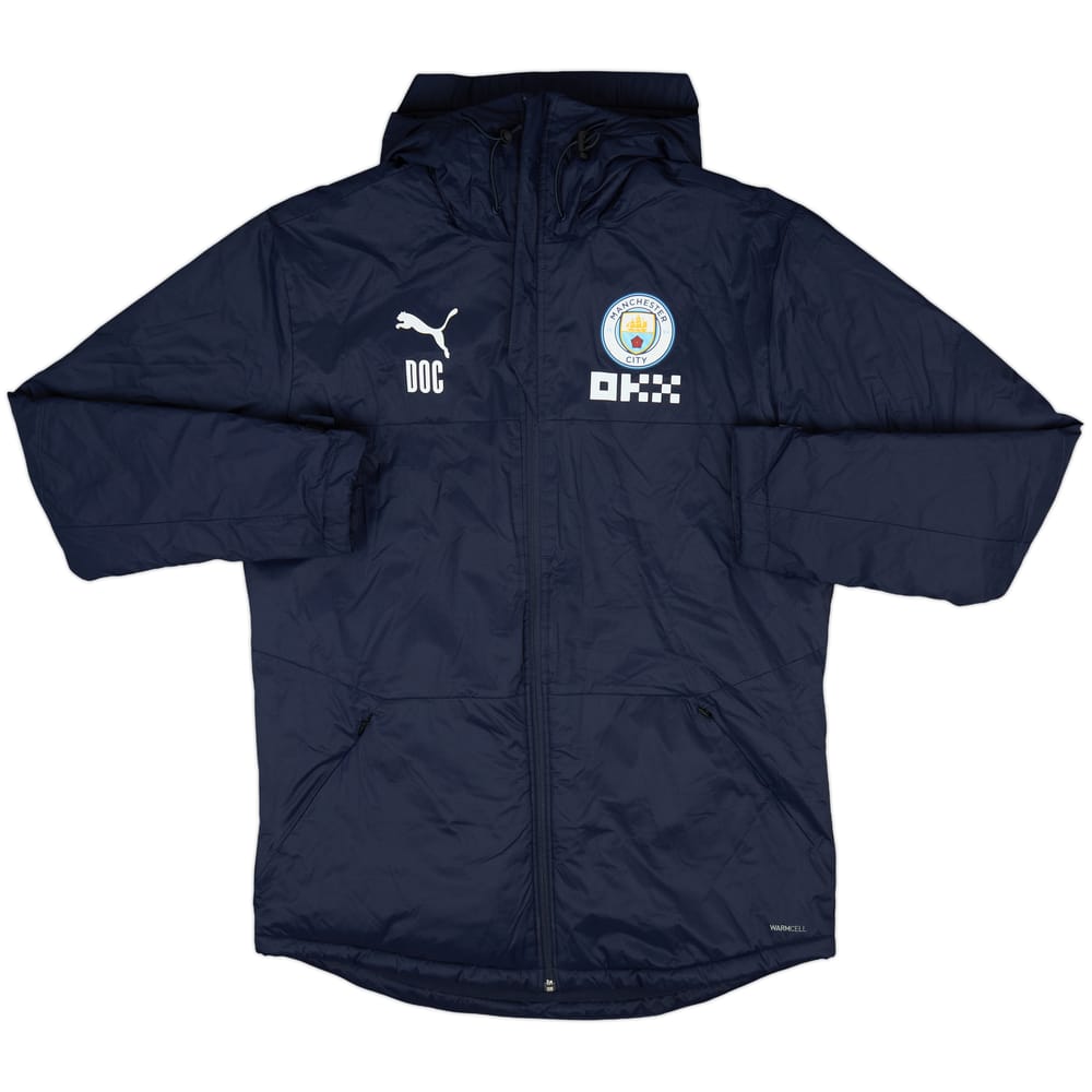 2022-23 Manchester City Staff Issue Puma Padded Bench Coat DOC - 10/10 - (M)