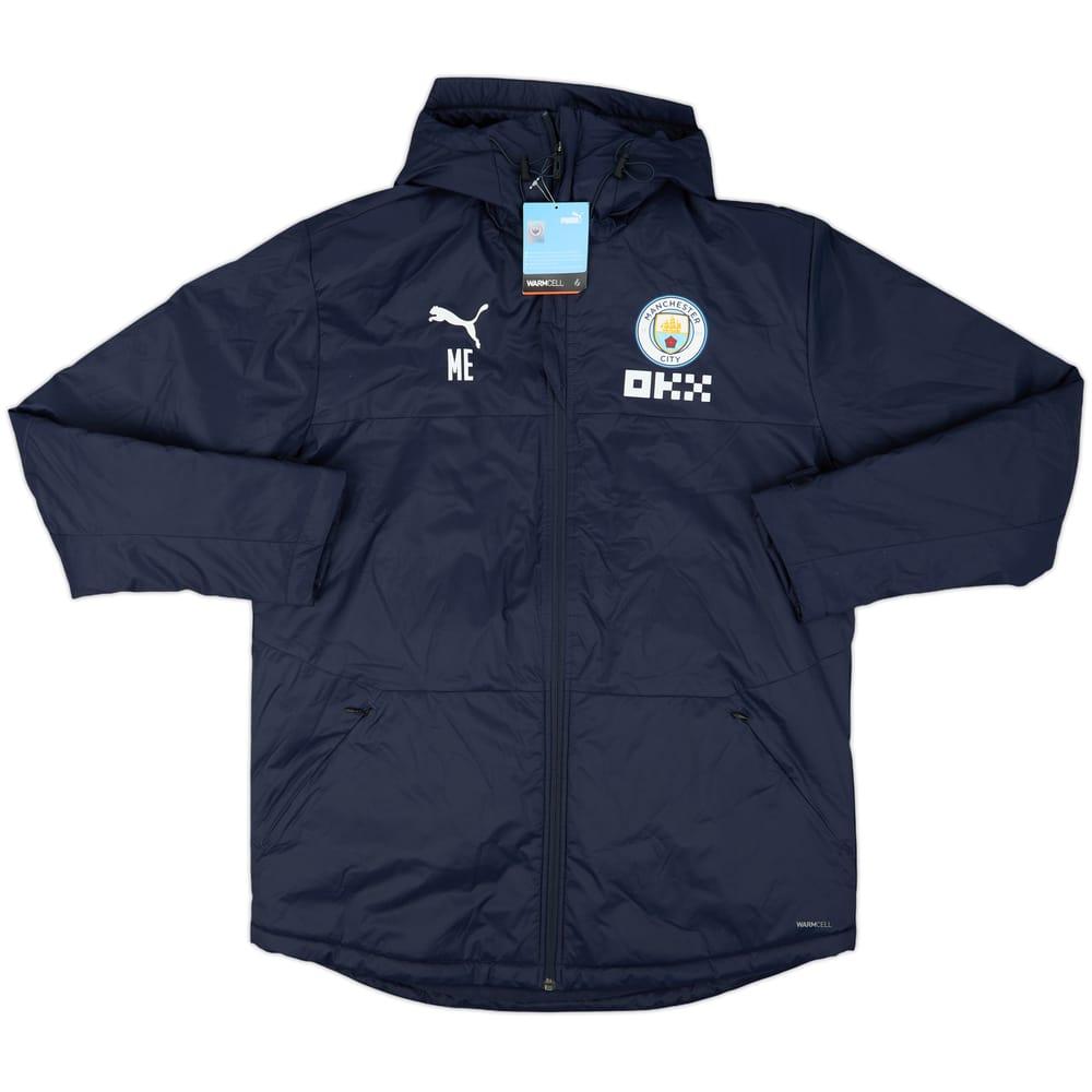 2022-23 Manchester City Staff Issue Puma Padded Bench Coat 'ME' (L)