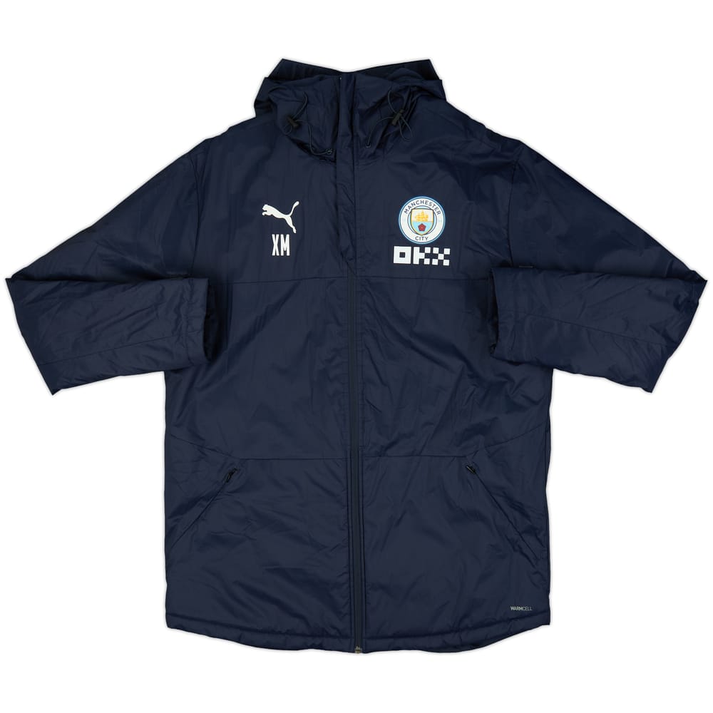 2022-23 Manchester City Puma Staff Issue Bench Coat XM - 9/10 - (L)