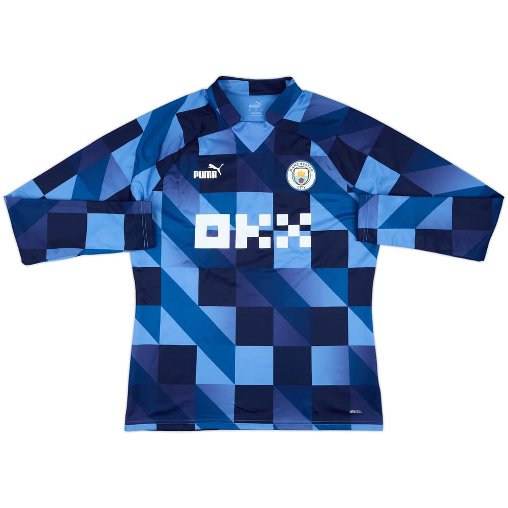 2022-23 Manchester City Puma Drill Top - 7/10 - (L)