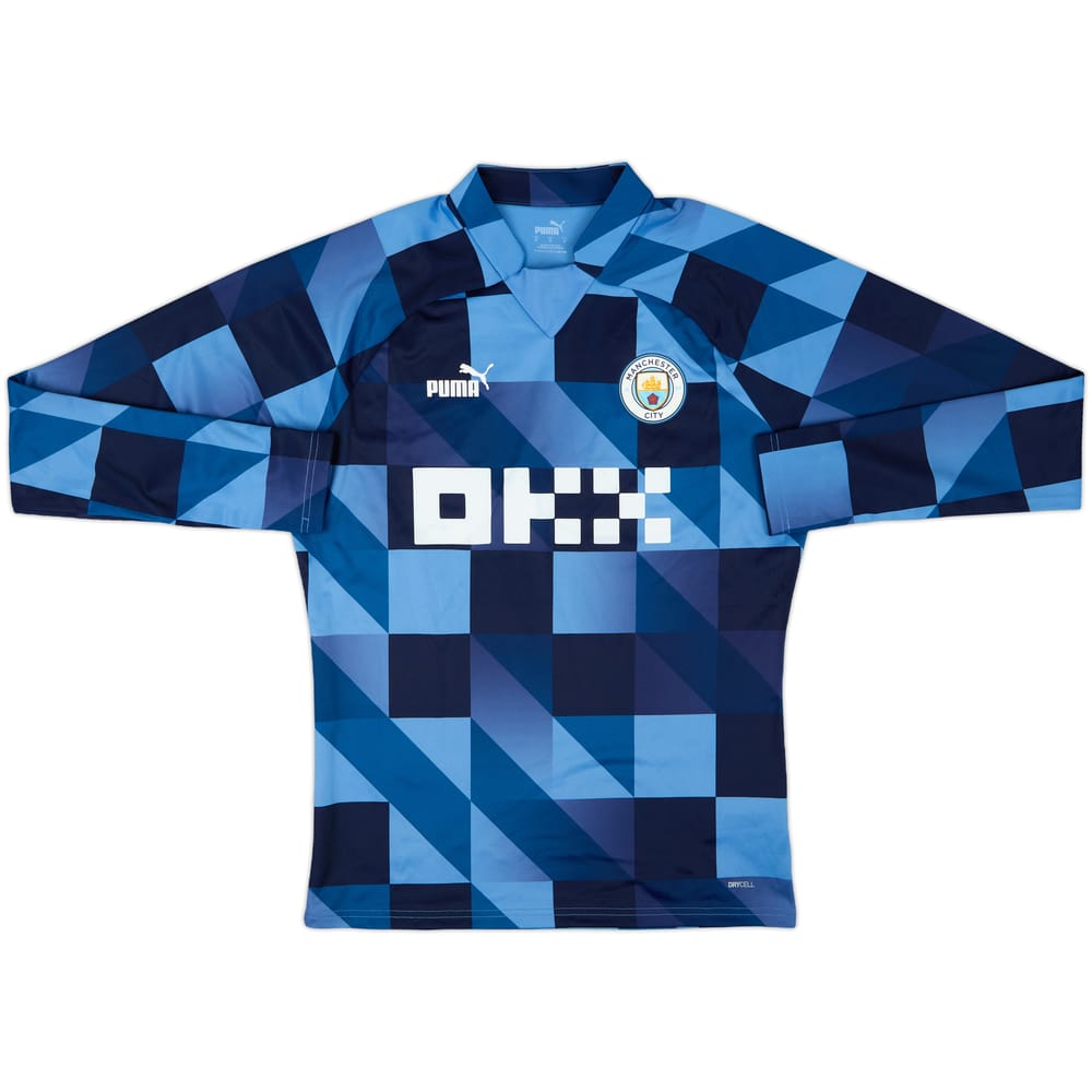 2022-23 Manchester City Puma Sweat Top - 7/10 - (M)