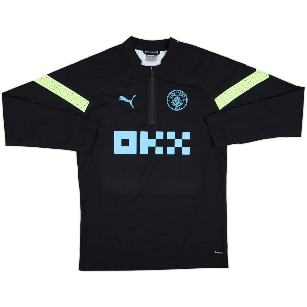 2022-23 Manchester City Puma 1/4 Zip Training Top - 6/10 - (M)